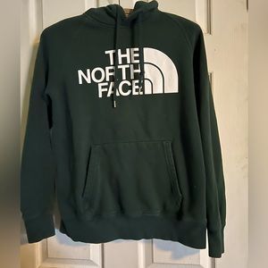 North face women’s small dark green hoodie